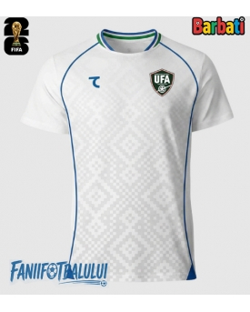 Uzbekistan Tricou Fotbal Replică Mondial 2026 Barbati Deplasare